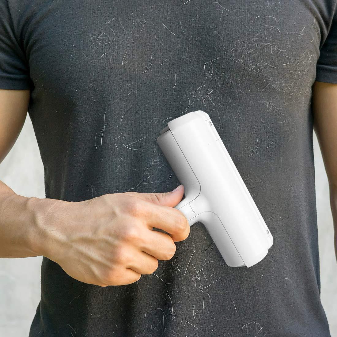 Rodillo Quitapelusas Recargable para Muebles y Ropa